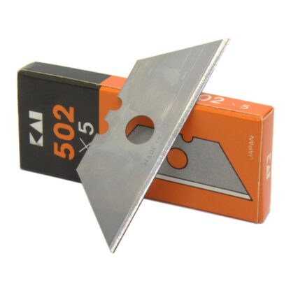 Box of 5 502 Kai Trapezoid Blades for Utility Cutter Knife