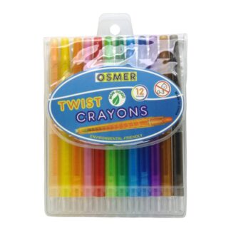 Pack of 12 Osmer Jumbo Twist Crayons