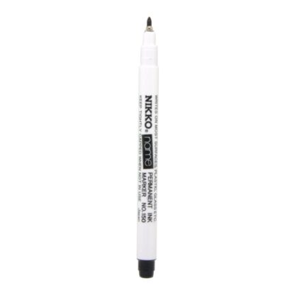 Nikko Brand Black Name Permanent Ink Marker No 150 with Cap Off
