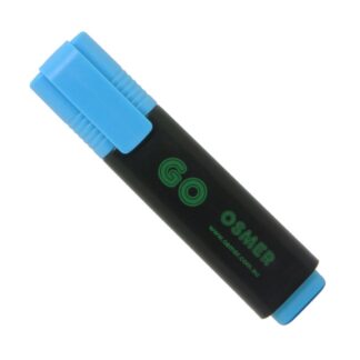 Blue Osmer Brand Made with 75% Recycled Materials Eco Highlighter with Cap on