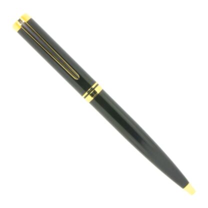 Black twist retractable G2 refillable pen with schmidt refill