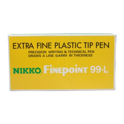 Front View of Box of 12 Nikko Brand 99-L pens