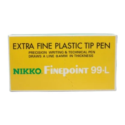 Front View of Box of 12 Nikko Brand 99-L pens