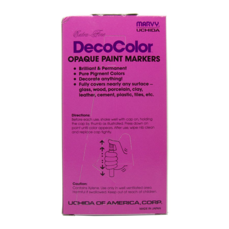 Uchida Deco Fabric Marker 2 Pack of Black