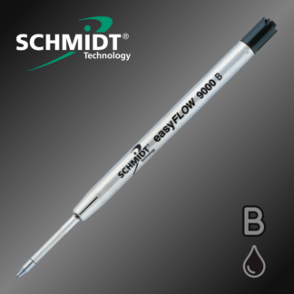 Genuine Schmidt easyFLOW 9000B Broad G2 Ballpoint Pen Refill in Black