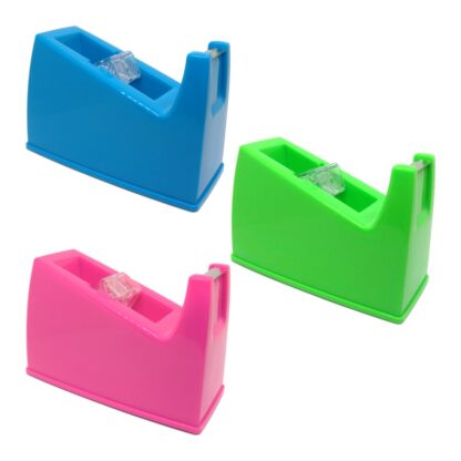 Osmer Brand Medium Heavy Duty Tape Dispensers available in Neon Pink, Green and Blue TC20511 TC20512 TC2052