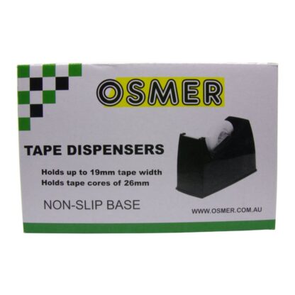 Osmer Brand Medium Heavy Duty Tape Dispenser Box in Neon Green