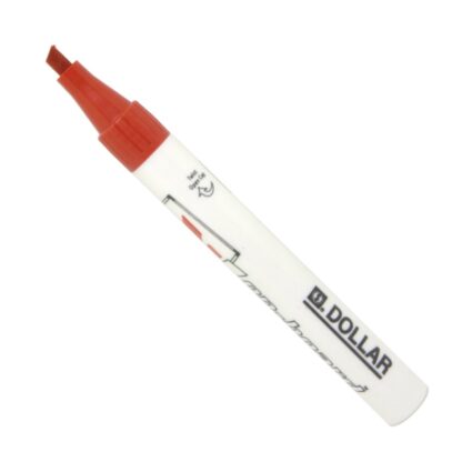 Dollar Brand Red Whiteboard Dry-Erase Board Marker with cap off
